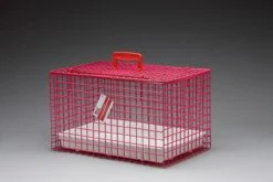 Wire Cat Basket Pink - Default Title