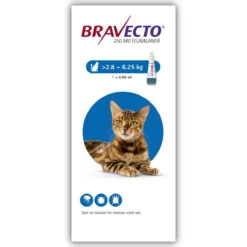 Bravecto Spot On For Cats - Large Cat 500mg (6.25-12.5kg): 1 Pipette 8 Bravecto Spot On For Cats - Large Cat 500mg (6.25-12.5kg): 1 Pipette -Pet Supplies Store 3a5442028d31166d10fb006705d63ef0 2