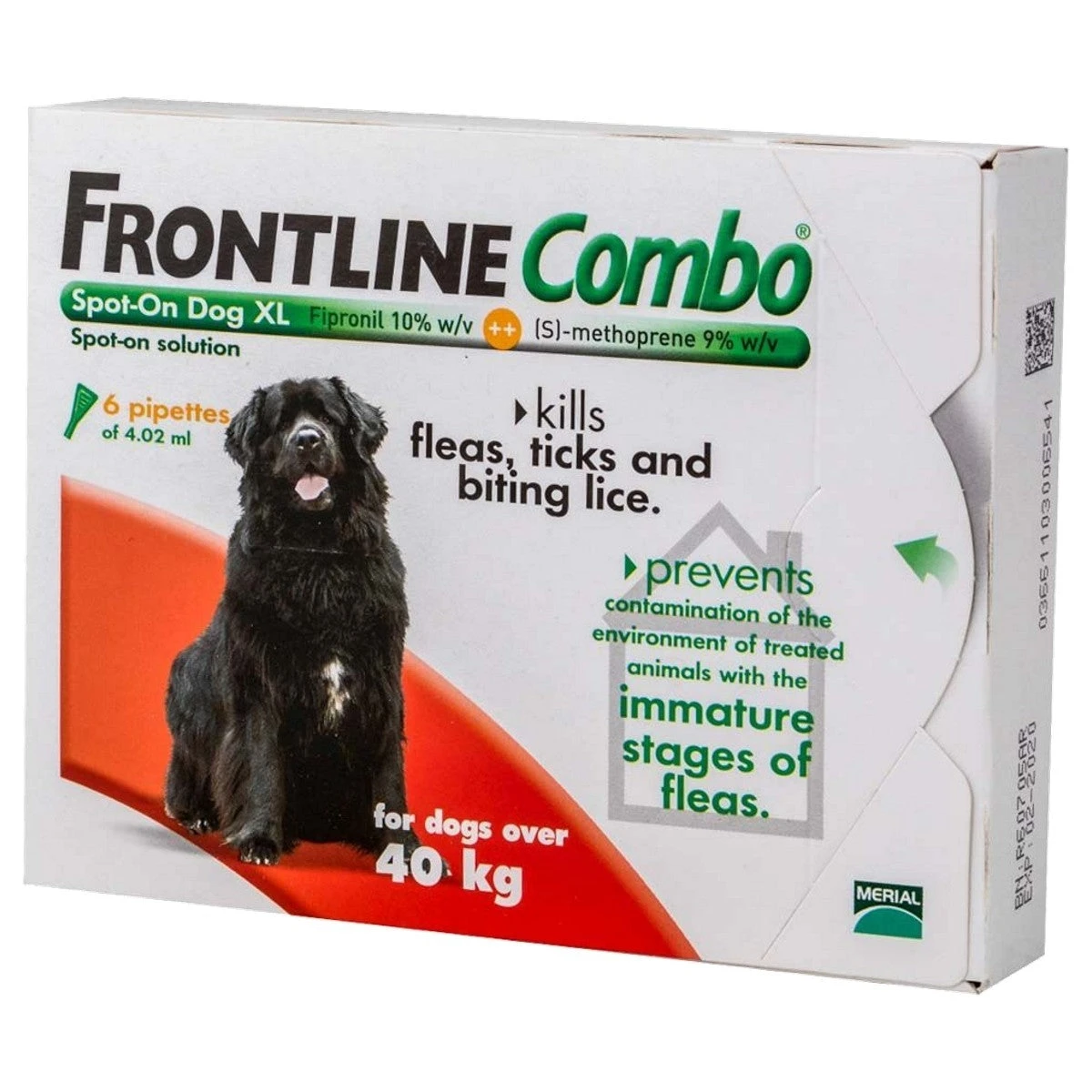 Frontline Combo Spot On X-Large Dog >40kg - 6 Pipettes 3 Frontline Combo Spot On X-Large Dog >40kg - 6 Pipettes