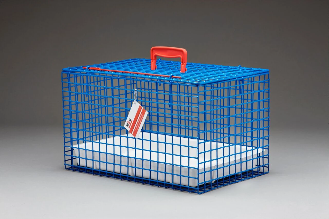 Wire Cat Basket Blue - Default Title 3 Wire Cat Basket Blue - Default Title
