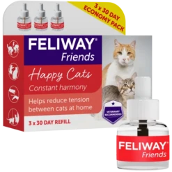Feliway Friends - 48ml Refill: 3 Pack -Pet Supplies Store FELIWAY FRIENDS PACK 3 REFILL WITH REFILL MRHI um6xjh 2