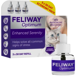 Feliway Optimum - 48ml Refill: Single -Pet Supplies Store FELIWAY OPTIMUM PACK3 REFILL WITHREFILL MRHI 1