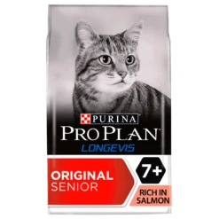 Purina Pro Plan Cat Longevis Senior 7+ Dry Cat Food With Salmon - 3kg