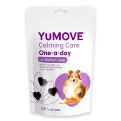 Yumove Calming Care One-A Day Chews For Medium Dogs 16kg-30kg (Yucalm) - Pack 30 Chews