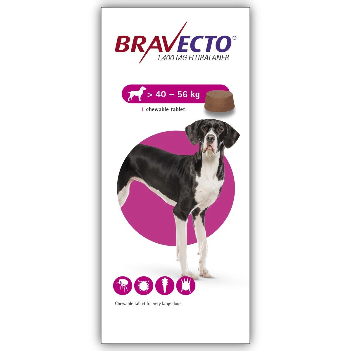 Bravecto Chewable Tablets For Dogs - Large Dog 1000mg: 1 Tablet 8 Bravecto Chewable Tablets For Dogs - Large Dog 1000mg: 1 Tablet - Image 6