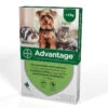 Advantage 40 Flea Treatment <4kg (Small Dog/Cat/Rabbit) - Default Title -Pet Supplies Store advantage small dog