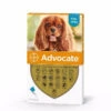 Advocate 100 Medium Dog (4kg-10kg) - 3 Pipettes -Pet Supplies Store advocate dog m web