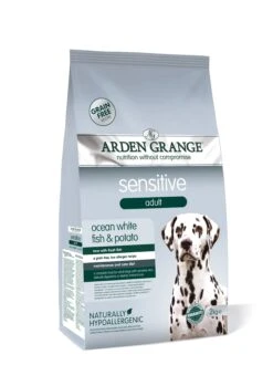 Arden Grange Dog Adult Sensitive White Fish & Potato Dry Food - 2kg