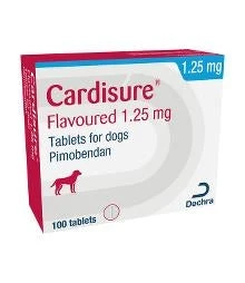 Cardisure Flavoured Tablets For Dogs - 1.25mg - Pack 100
