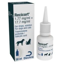 Recicort Ear Drops 20ml - Default Title
