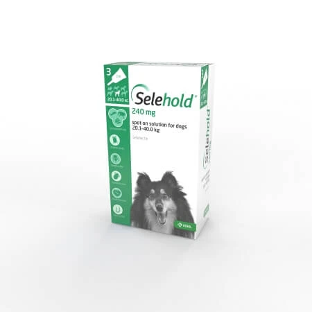 Selehold Spot On For Dogs & Cats - Selehold 240mg Large Dog 20.1-40kg: 3 Pack 9 Selehold Spot On For Dogs & Cats - Selehold 240mg Large Dog 20.1-40kg: 3 Pack - Image 7
