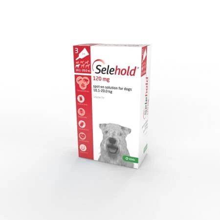 Selehold Spot On For Dogs & Cats - Selehold 240mg Large Dog 20.1-40kg: 3 Pack 8 Selehold Spot On For Dogs & Cats - Selehold 240mg Large Dog 20.1-40kg: 3 Pack - Image 6