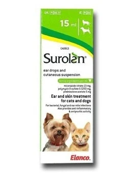 Surolan Ear Drops - 15ml 3 Surolan Ear Drops - 15ml