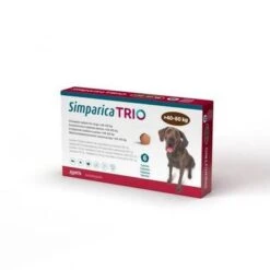 Simparica Trio Chewable Tablets For Dogs 72mg >40kg-60kg - 6 Tablets