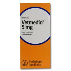 Vetmedin Capsules For Dogs - 5mg - Pack 100