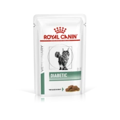Royal Canin Diabetic Feline Wet Pouches - 85g Pouch - Pack 12